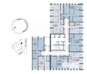 2-к квартира, вторичка, 77м2, 12/24 этаж