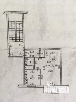 1-к квартира, вторичка, 31м2, 3/5 этаж