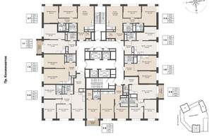 1-к квартира, вторичка, 48м2, 21/18 этаж