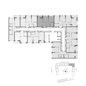 2-к квартира, вторичка, 55м2, 6/12 этаж