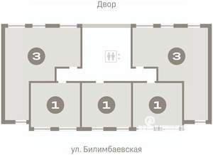 1-к квартира, вторичка, 43м2, 4/7 этаж