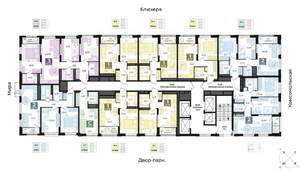 2-к квартира, вторичка, 64м2, 17/31 этаж