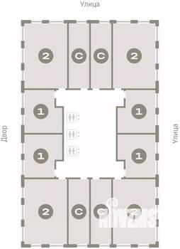 Студия квартира, вторичка, 33м2, 10/25 этаж