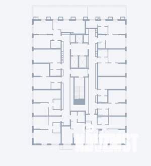 2-к квартира, строящийся дом, 35м2, 15/25 этаж