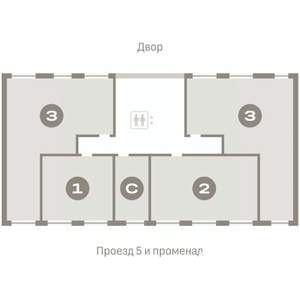 3-к квартира, вторичка, 81м2, 4/9 этаж