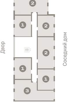 1-к квартира, вторичка, 35м2, 8/9 этаж