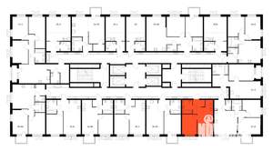 1-к квартира, вторичка, 32м2, 10/24 этаж