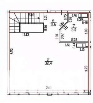 2-к квартира, вторичка, 83м2, 25/26 этаж