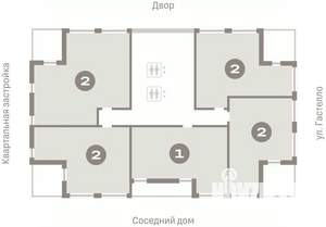 2-к квартира, вторичка, 65м2, 15/16 этаж