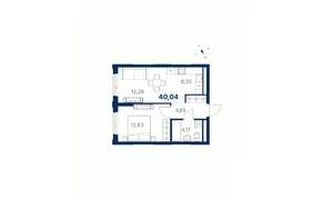 1-к квартира, вторичка, 40м2, 27/28 этаж
