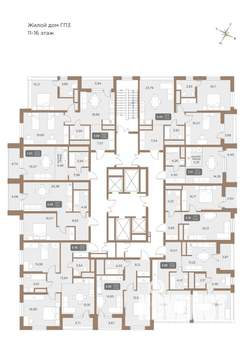 3-к квартира, вторичка, 73м2, 14/24 этаж