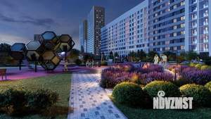 2-к квартира, строящийся дом, 55м2, 2/22 этаж
