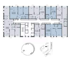 2-к квартира, вторичка, 75м2, 6/24 этаж