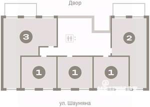 1-к квартира, вторичка, 43м2, 2/7 этаж