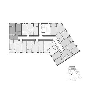 1-к квартира, вторичка, 45м2, 15/15 этаж