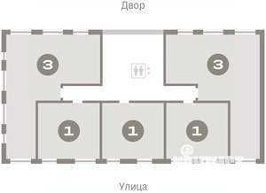 1-к квартира, вторичка, 40м2, 5/7 этаж