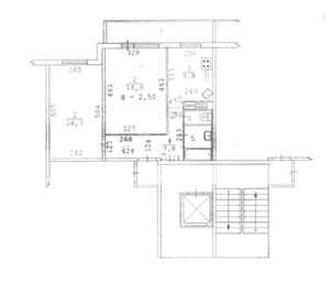 2-к квартира, вторичка, 48м2, 3/9 этаж