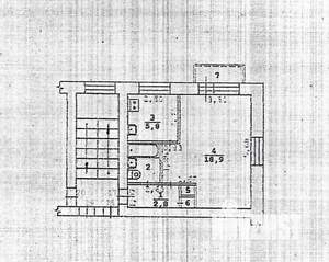 1-к квартира, вторичка, 31м2, 5/5 этаж