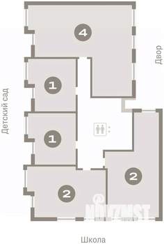 4-к квартира, вторичка, 108м2, 8/9 этаж