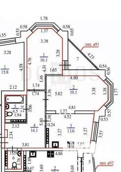 2-к квартира, вторичка, 70м2, 12/26 этаж