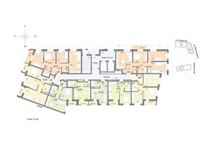3-к квартира, строящийся дом, 74м2, 16/26 этаж