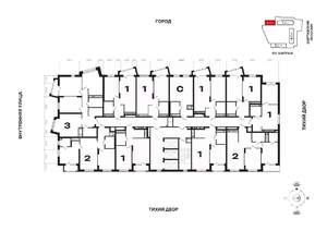 1-к квартира, вторичка, 47м2, 25/25 этаж