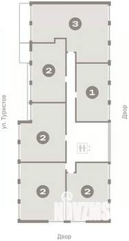 2-к квартира, вторичка, 65м2, 7/8 этаж