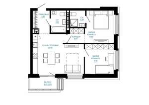 2-к квартира, вторичка, 62м2, 7/7 этаж