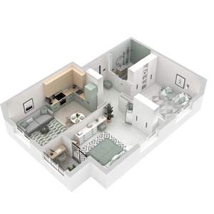 2-к квартира, вторичка, 55м2, 30/33 этаж