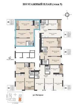 2-к квартира, вторичка, 82м2, 5/16 этаж