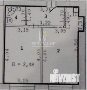2-к квартира, вторичка, 34м2, 1/5 этаж
