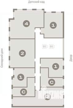 4-к квартира, вторичка, 95м2, 4/15 этаж