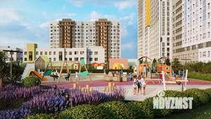 2-к квартира, строящийся дом, 55м2, 2/22 этаж