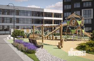 1-к квартира, строящийся дом, 34м2, 17/26 этаж