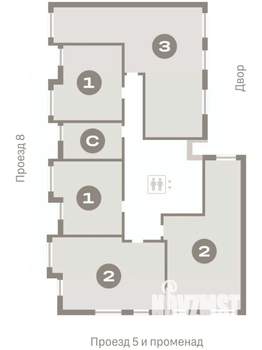 1-к квартира, вторичка, 39м2, 4/9 этаж