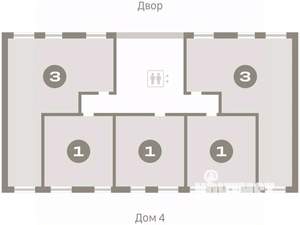 1-к квартира, вторичка, 46м2, 5/8 этаж