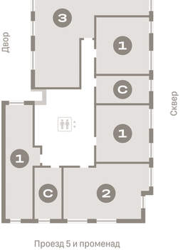 Студия квартира, вторичка, 20м2, 2/9 этаж