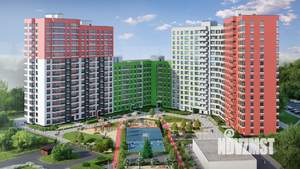 2-к квартира, вторичка, 57м2, 1/18 этаж