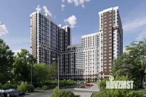 1-к квартира, строящийся дом, 42м2, 20/31 этаж