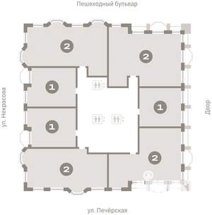 1-к квартира, вторичка, 50м2, 21/24 этаж