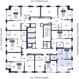1-к квартира, вторичка, 40м2, 23/33 этаж