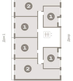 2-к квартира, вторичка, 75м2, 9/9 этаж