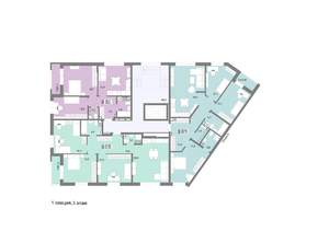 3-к квартира, строящийся дом, 99м2, 3/17 этаж