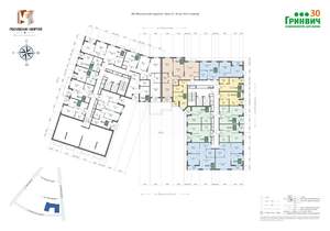 2-к квартира, сданный дом, 58м2, 2/17 этаж