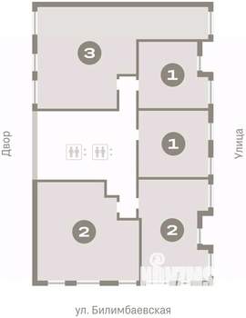 2-к квартира, вторичка, 62м2, 4/16 этаж