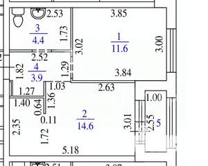 1-к квартира, сданный дом, 37м2, 3/12 этаж
