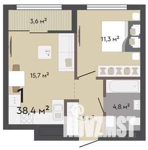 1-к квартира, вторичка, 38м2, 11/32 этаж