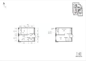 1-к квартира, вторичка, 44м2, 16/26 этаж