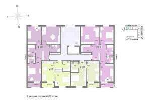 2-к квартира, строящийся дом, 80м2, 6/17 этаж