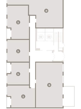 1-к квартира, вторичка, 59м2, 2/16 этаж